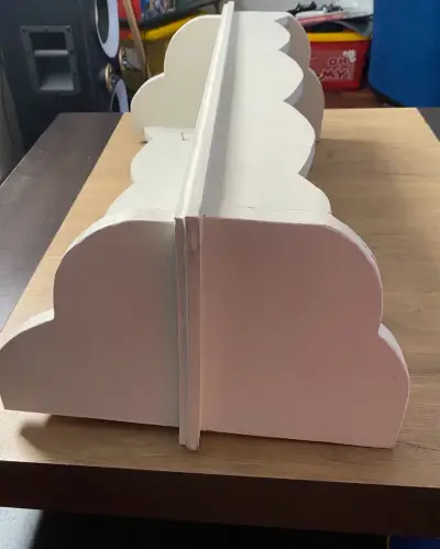 Estante blanco de madera - miniatura 10
