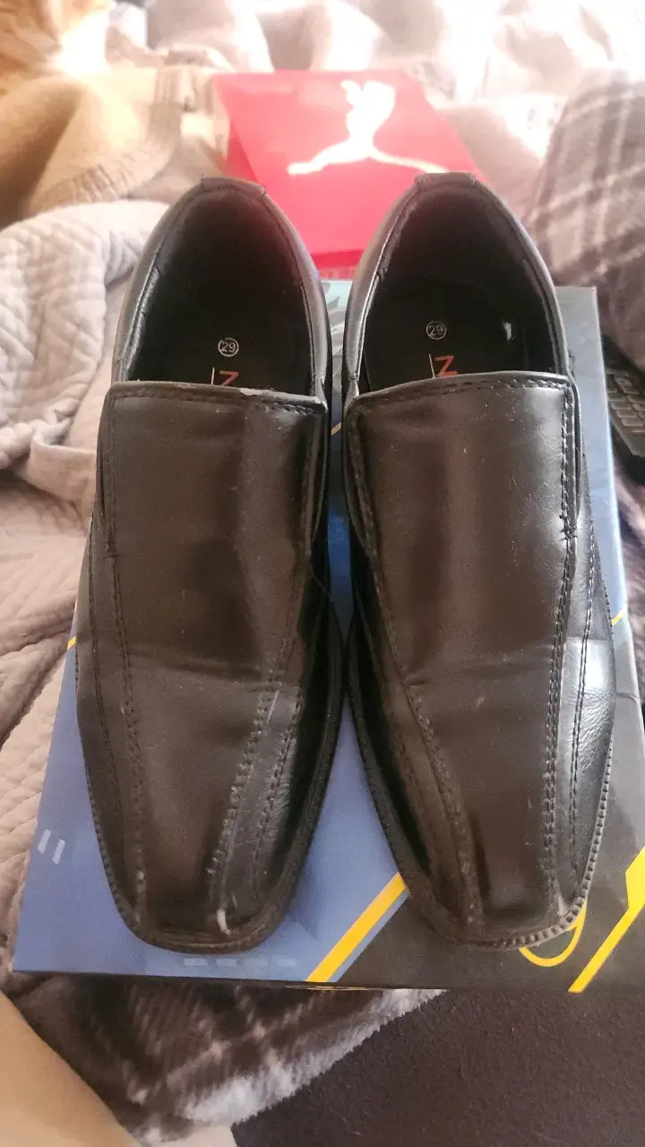 Zapatos formales de cuero negro para hombre - 2