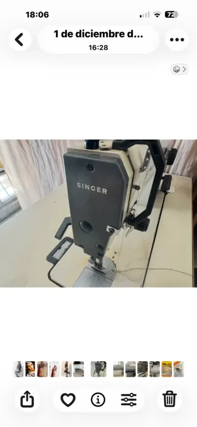 Máquina de coser industrial Singer Espectacular - miniatura 3