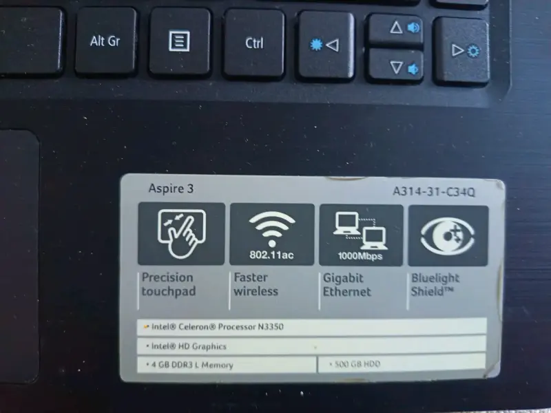 Laptop Acer Aspire usada en buen estado - 3