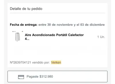 Aire acondicionado portátil Verken - miniatura 4