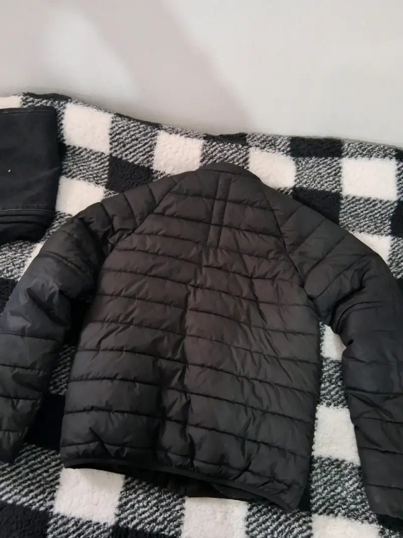 Chaqueta acolchada negra para hombre - 2