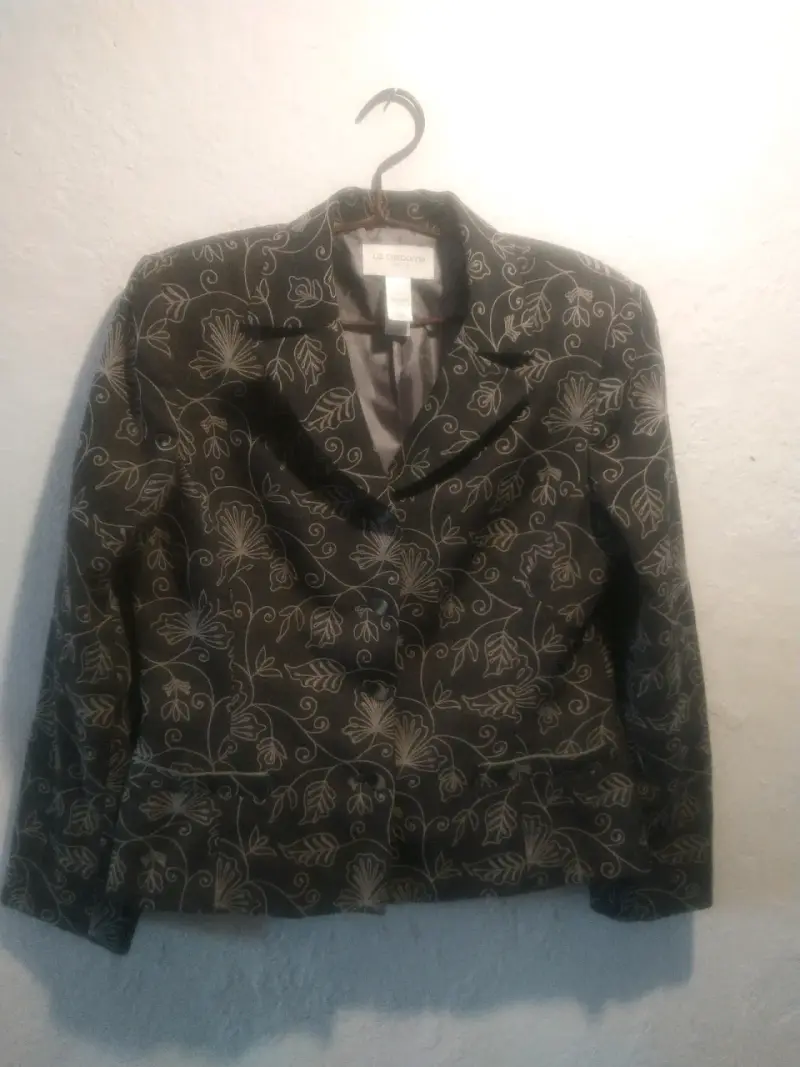 Blazer estampado floral para mujer - 2