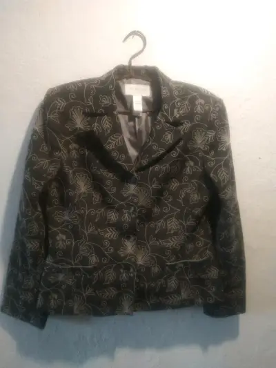 Blazer estampado floral para mujer - miniatura 2