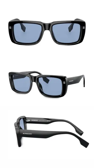 Lentes de sol Burberry Jarvis negros - miniatura 2