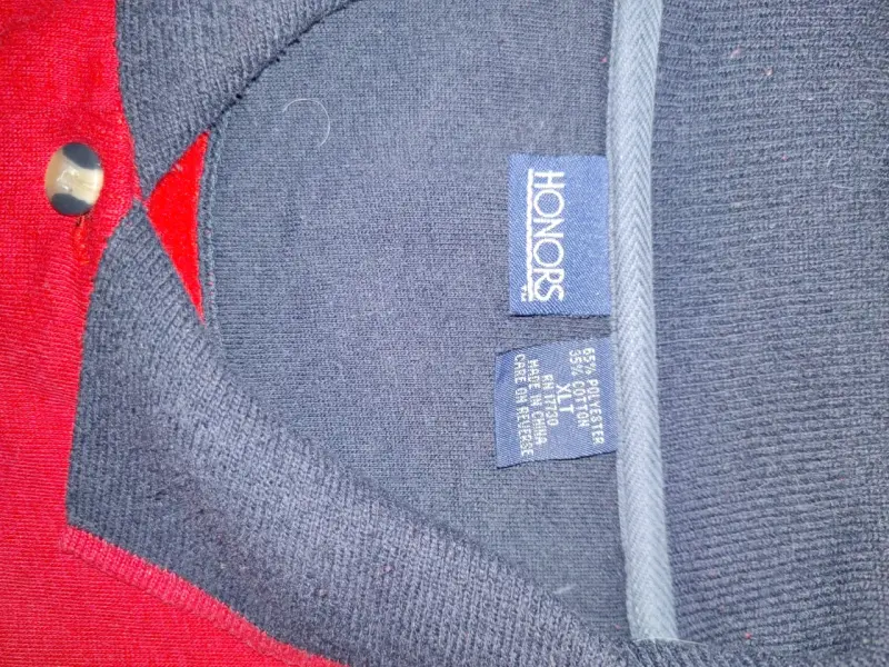 Poleron honors rojo azul y gris - 3
