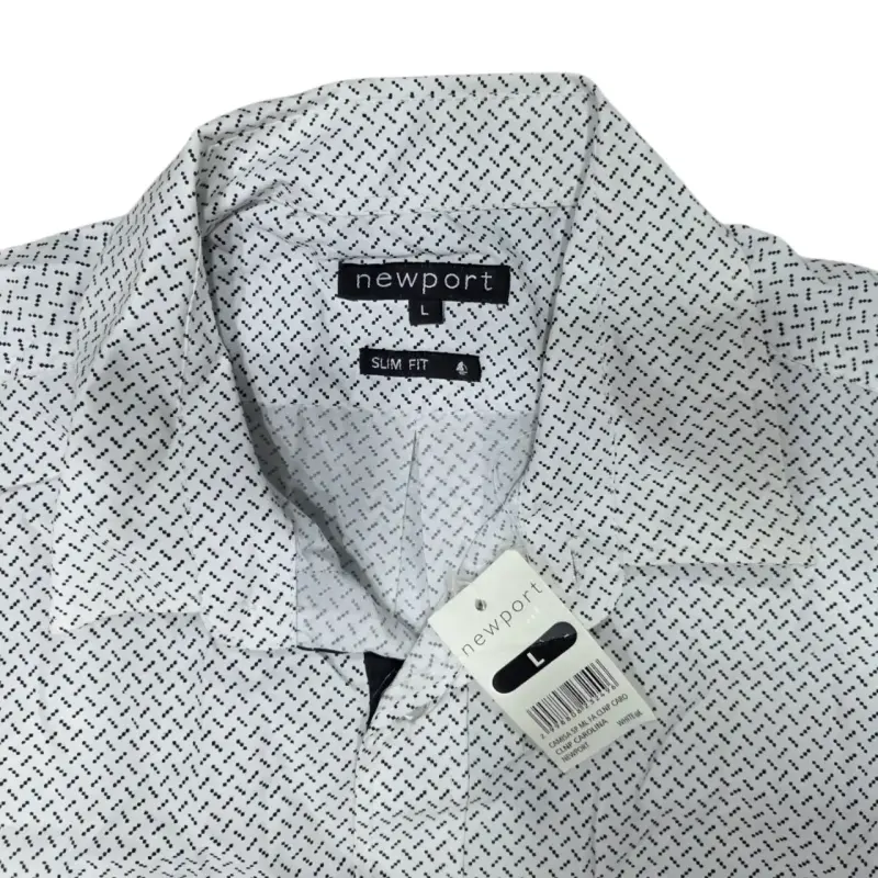 Camisa Newport blanca de manga larga - 3