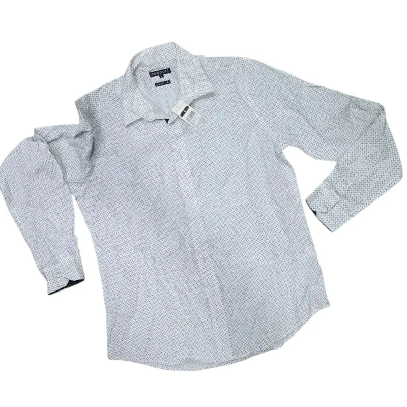 Camisa Newport blanca de manga larga - 4