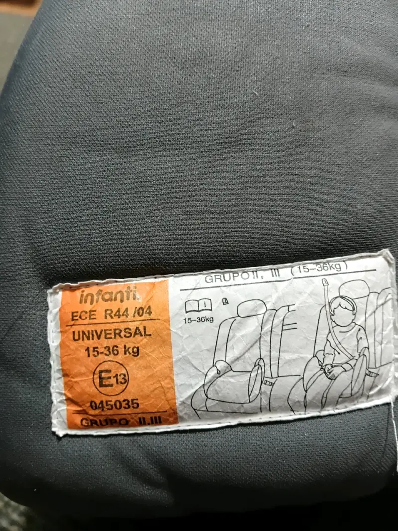 Asiento elevador Infanti azul y gris - 2