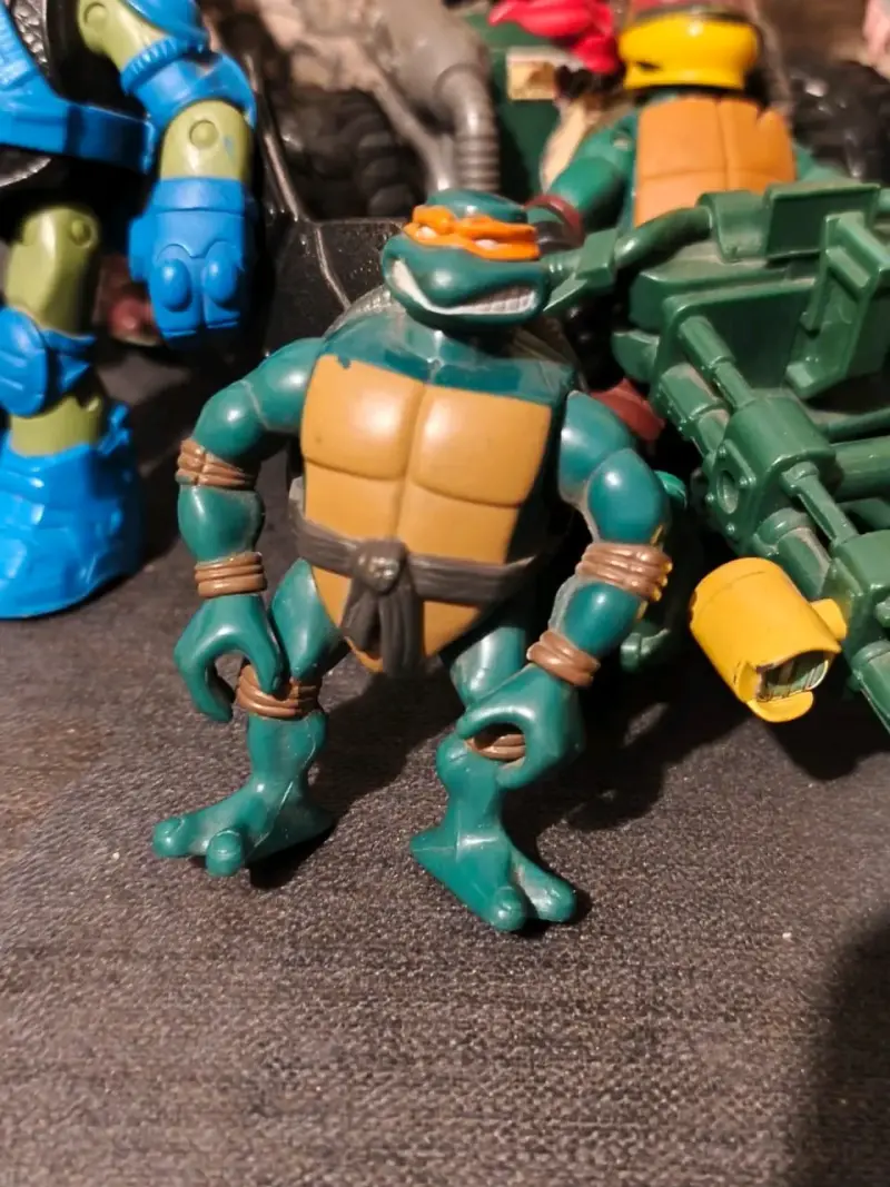 Set de figuras Tortugas Ninja con vehículo - 6