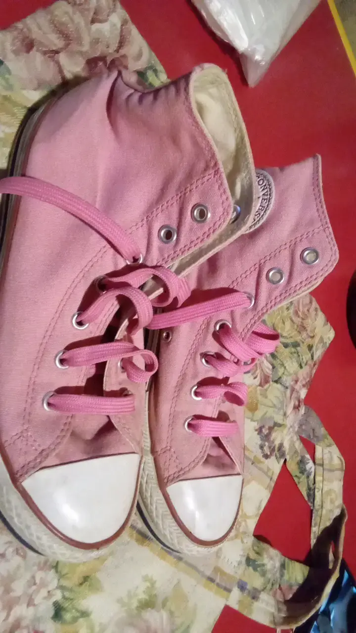 Zapatillas Converse All Star rosadas - 2
