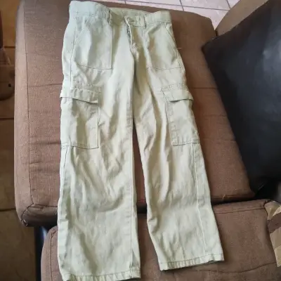 Pantalones cargo niña talla 8 - miniatura 1