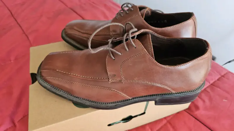 Zapatos formales de cuero marrón Guante - 3