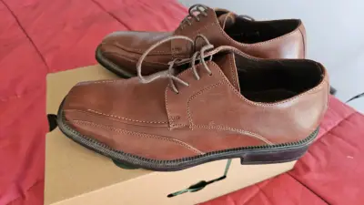Zapatos formales de cuero marrón Guante - miniatura 3