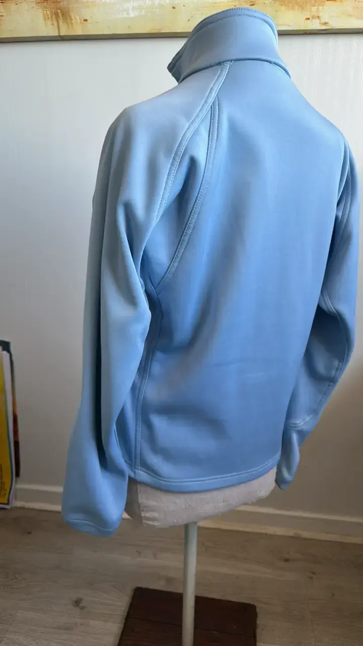 Chaqueta softshell azul claro para mujer - 3