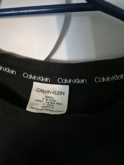 Polerón Calvin Klein gris para hombre - miniatura 2