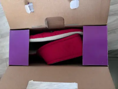 Mochila portabebé Bebesit triple posición roja - miniatura 2
