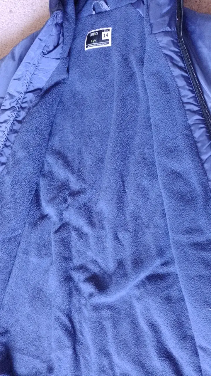 Chaqueta azul marino con capucha niño - 2