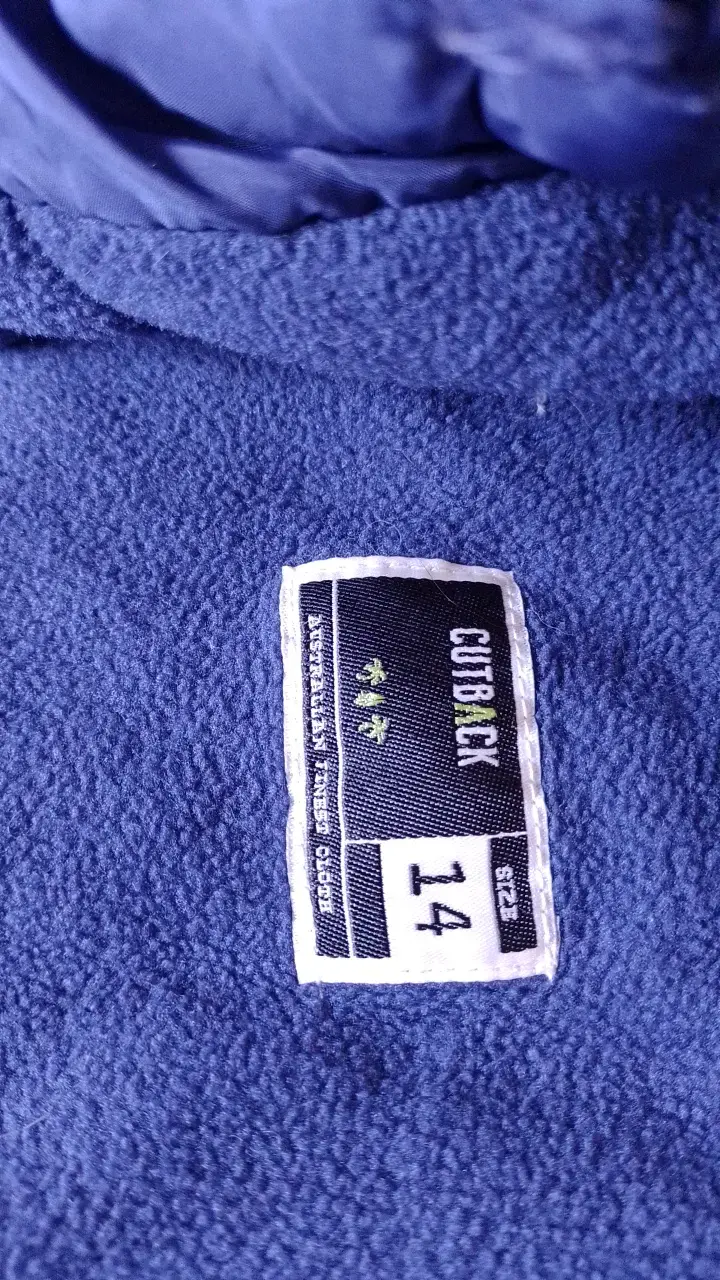 Chaqueta azul marino con capucha niño - 3