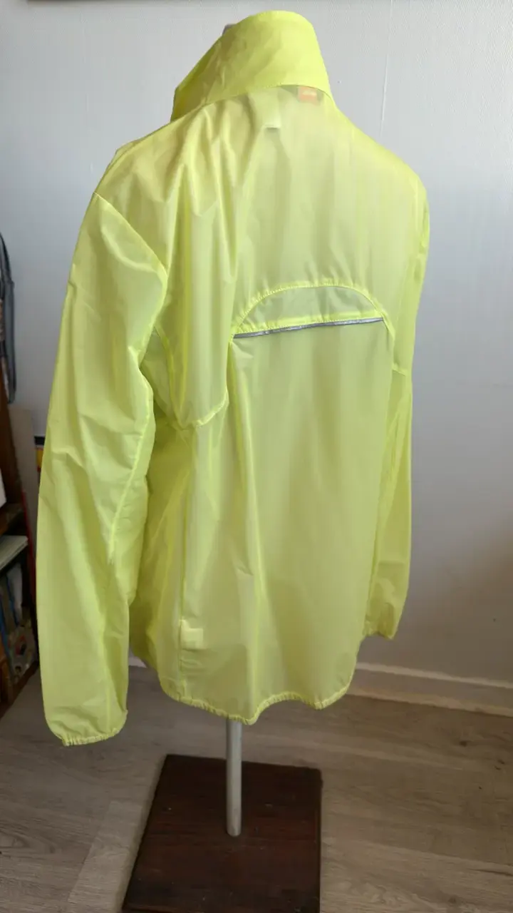 Chaqueta cortaviento amarilla unisex - 2