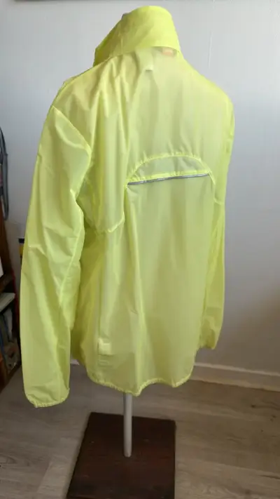 Chaqueta cortaviento amarilla unisex - miniatura 2