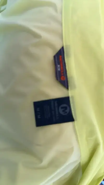 Chaqueta cortaviento amarilla unisex - miniatura 3