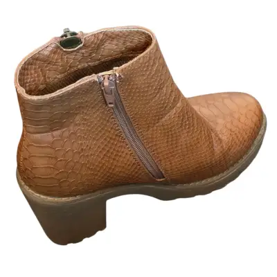 Botines de cuero marrón - miniatura 5