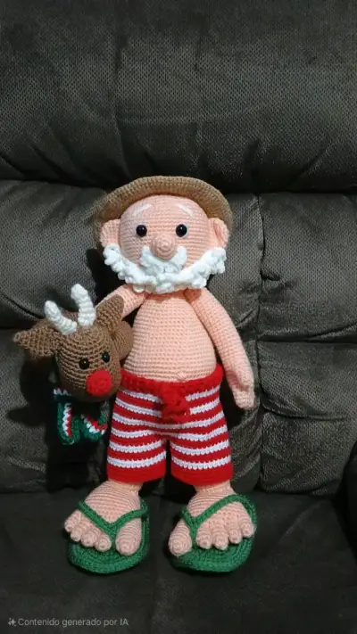 Muñecos amigurumi de vaqueros tejidos a mano - miniatura 3
