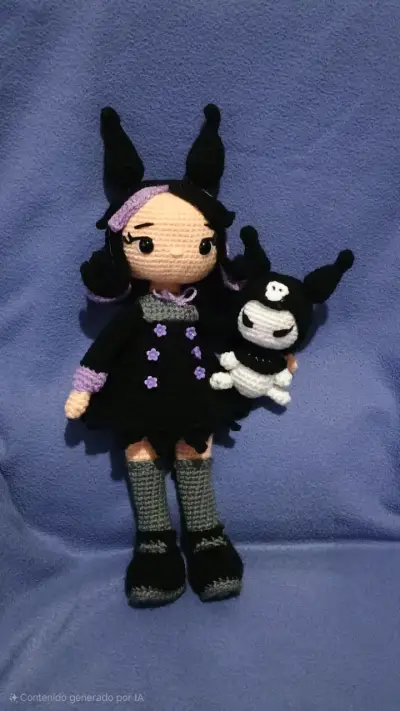 Muñecos amigurumi de vaqueros tejidos a mano - miniatura 4