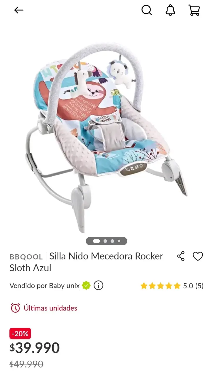 Silla mecedora para bebés - 2