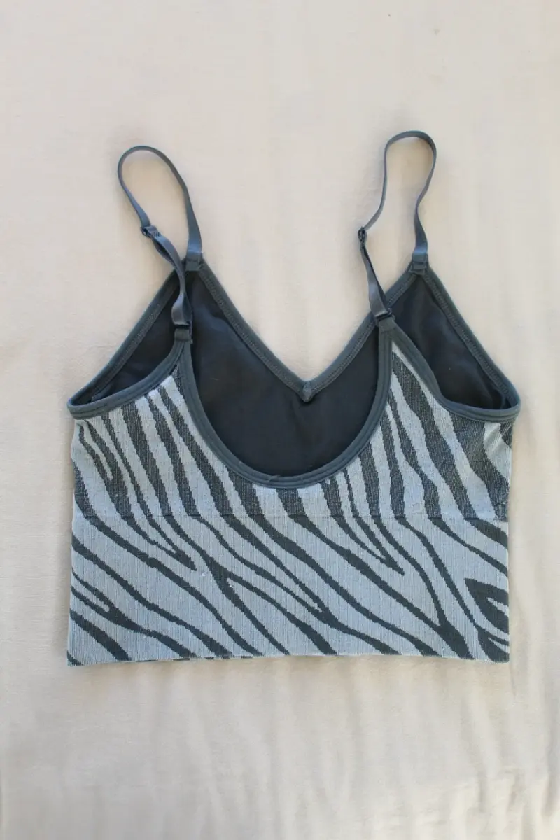 Top de tirantes con estampado animal print - 2