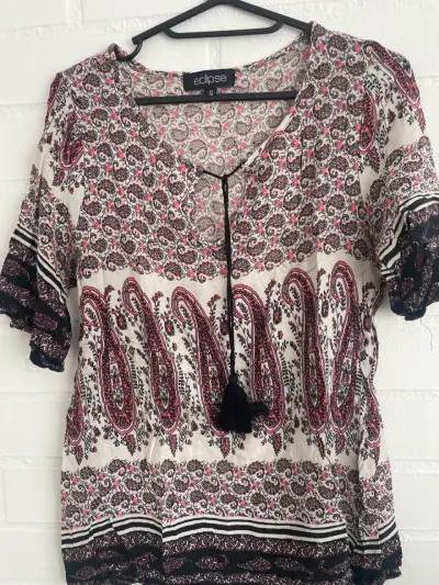 Camisa a rayas multicolor para mujer - miniatura 4