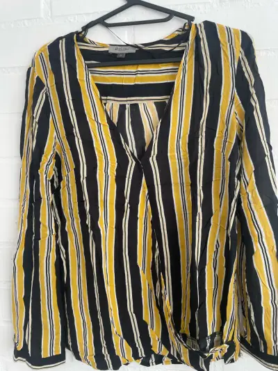 Camisa a rayas multicolor para mujer - miniatura 5