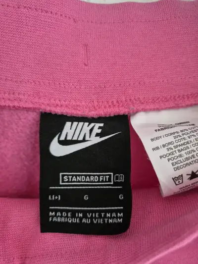 Pantalones deportivos Nike rosados para mujer - miniatura 2