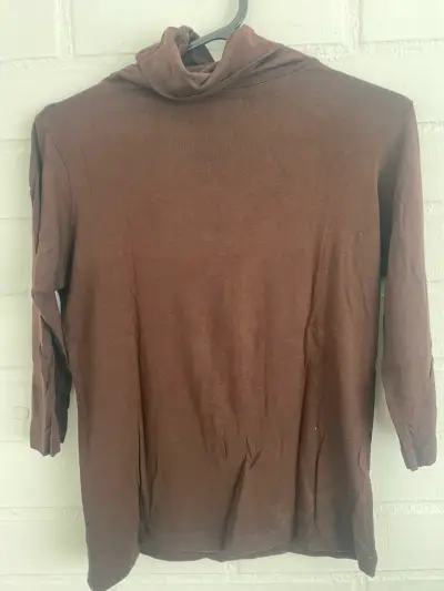 Polera cuello alto Zara blanca - miniatura 3