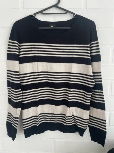 Polera cuello alto Zara blanca - miniatura 4
