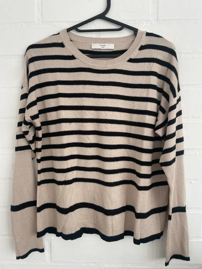 Polera cuello alto Zara blanca - 5