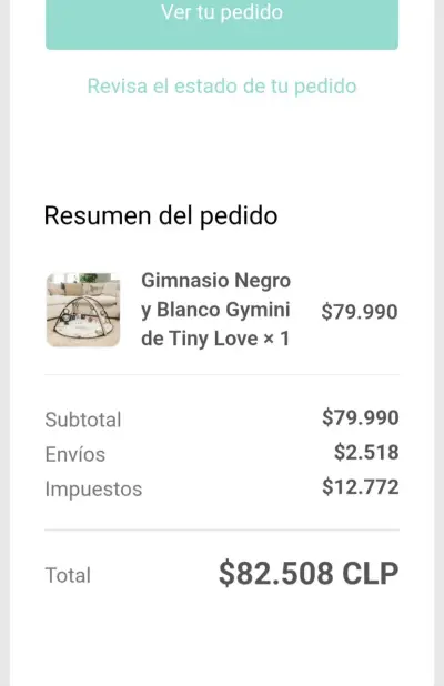 Gimnasio para bebé. - miniatura 3