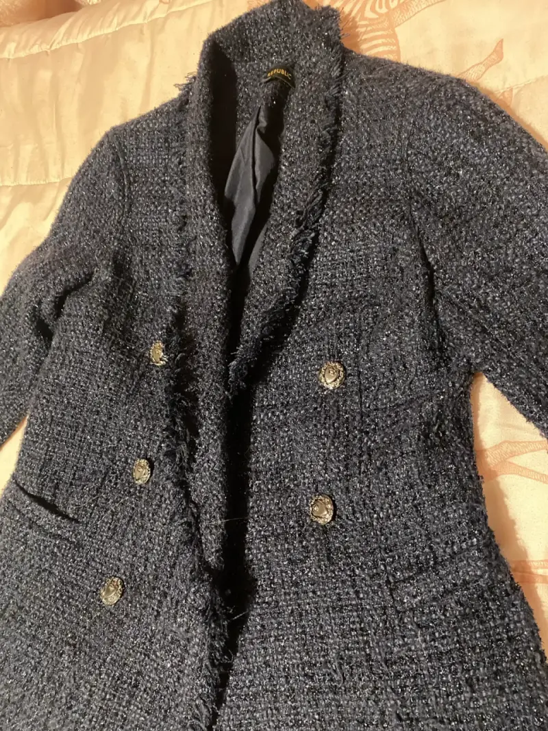 Blazer azul marino de lana - 3