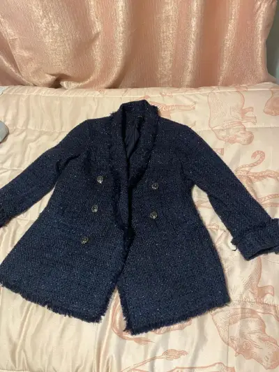 Blazer azul marino de lana - miniatura 4