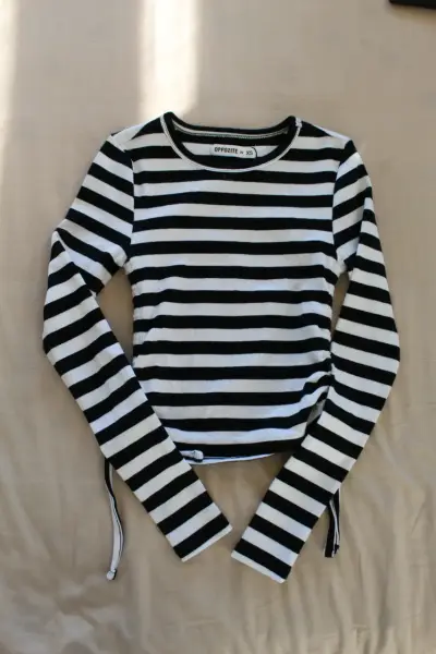 Polera de rayas blanco y negro Opposite - miniatura 1