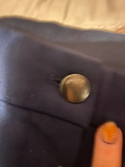 Pantalones de vestir azul marino para mujer - miniatura 5