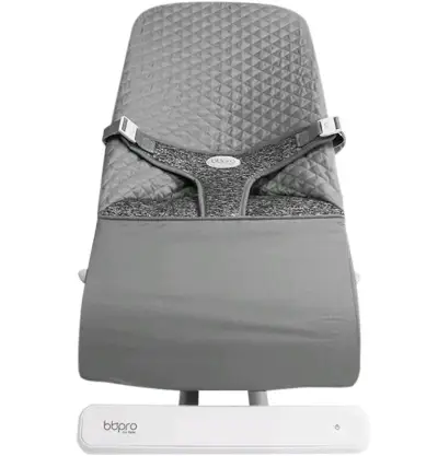 Silla mecedora para bebé BBpro gris - miniatura 1