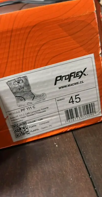 Botas Proflex PF 111 C café talla 45 - miniatura 1