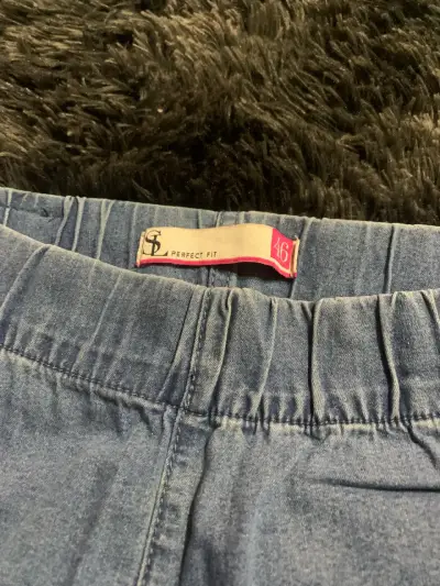 Pantalones de mezclilla azul elásticos - miniatura 3