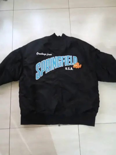 Chaqueta bomber negra The Simpsons - miniatura 4