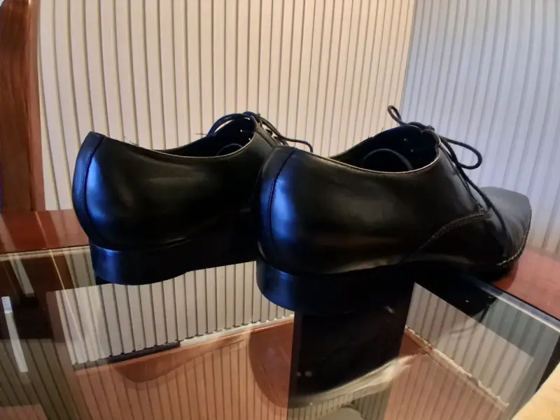 Zapatos formales de cuero negro para hombre - 6