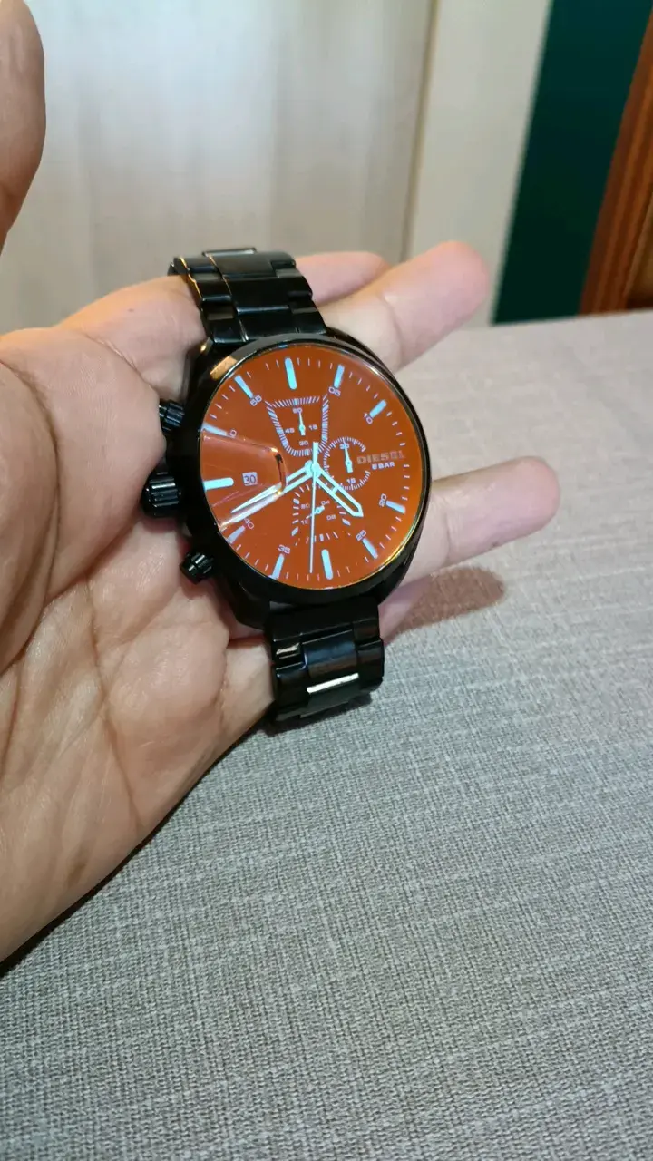Reloj Diesel 5bar Dz4489 Chameleon Black para hombre - 6