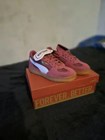 Zapatillas Puma Palermo rosadas para mujer - miniatura 1