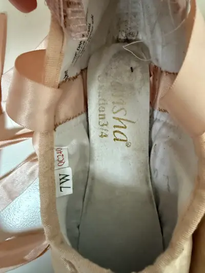 Zapatillas de ballet Punta Sansha color rosa - miniatura 2